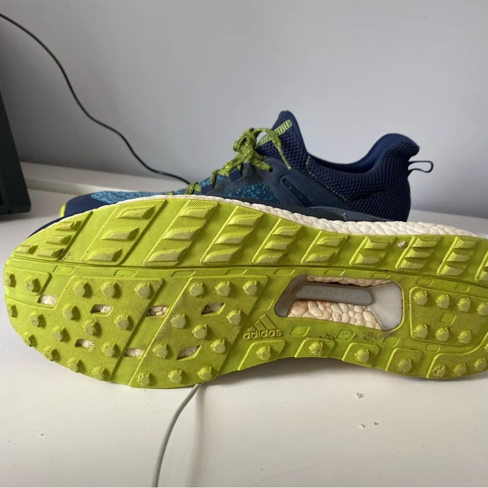 adidas Blue and Green Athletic Shoes - Picture 5 of 5